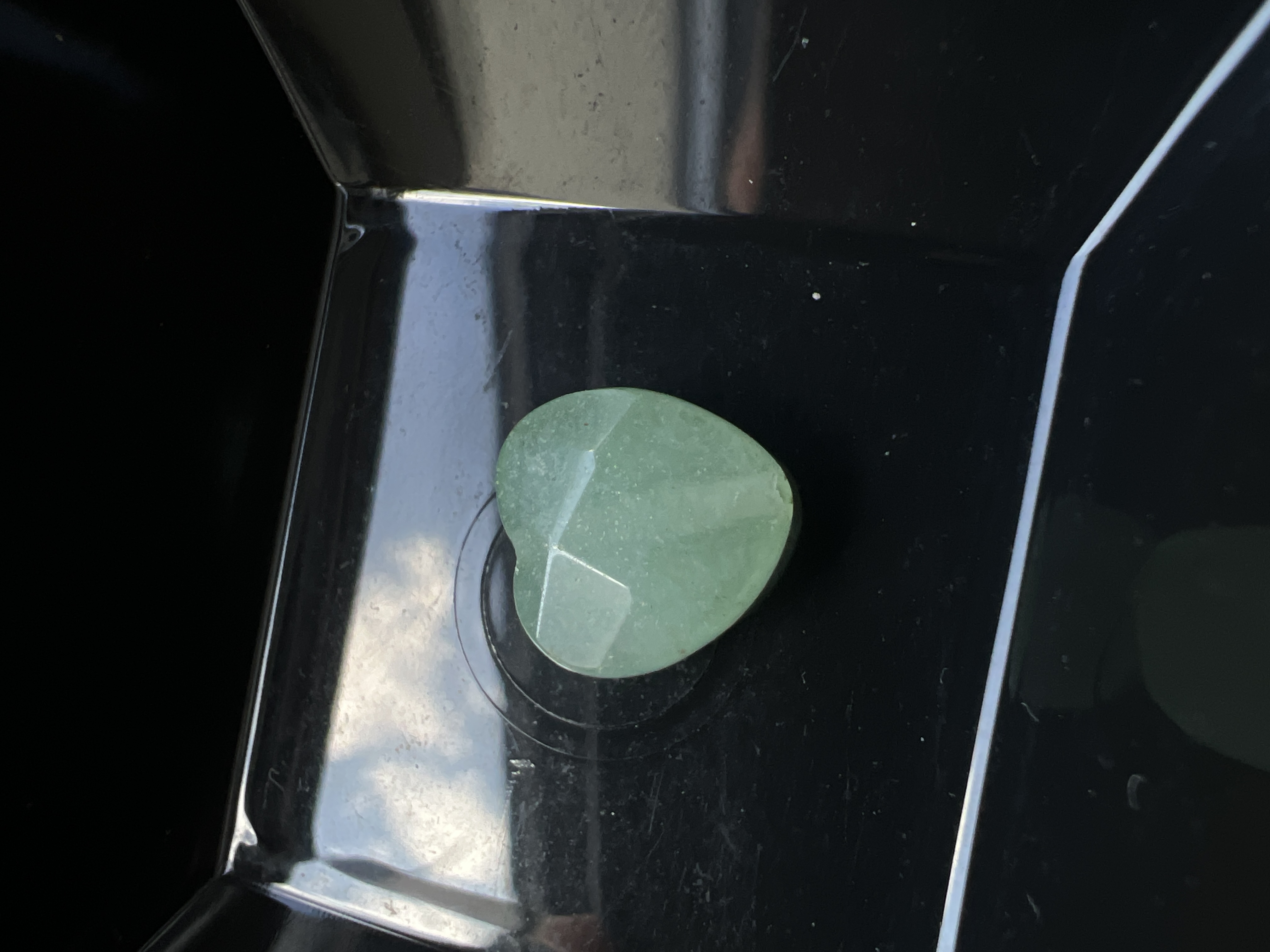 Zelený avanturín broušené srdíčko 10x10x5mm